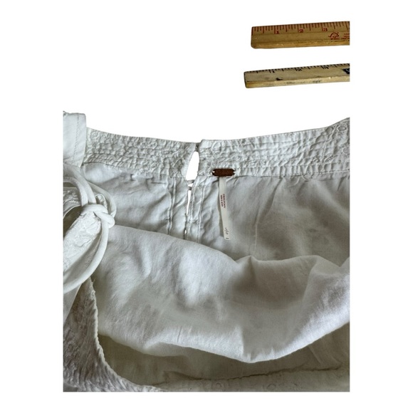 NWOT Free People Primavera Cotton Eyelet Midi Sundress.  Size L - Picture 3 of 15